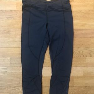 Lululemon Crops with Mesh Detailing